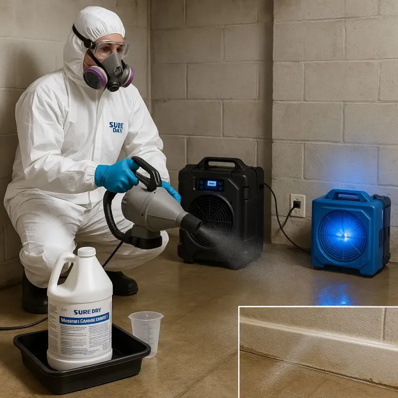 Sanitization and Odor Removal process in Huguenot, NY